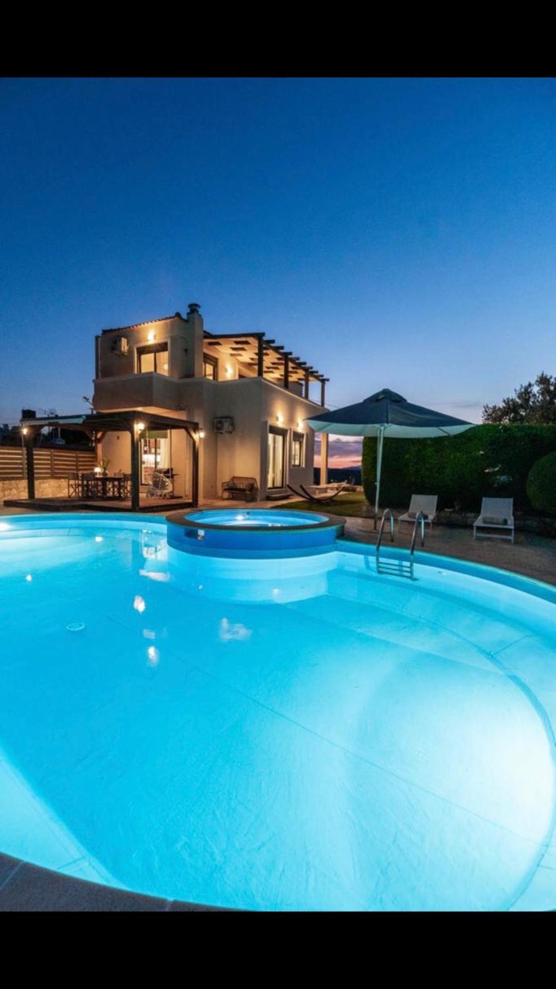 Villa Nimertis Xirokambion Bagian luar foto